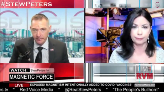exposed! magnetism intentionally added to 'vaccine' to force mrna through entire body | stew peters