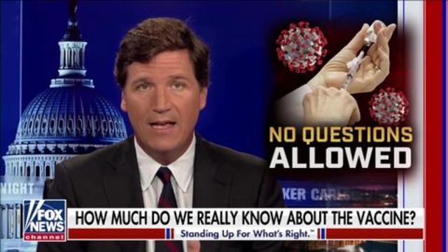 tucker carlson - how many americans have died after taking covid vaccines?