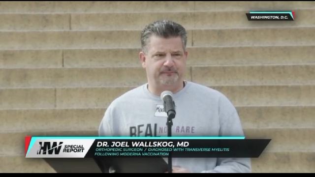 vaccine injured orthopedic surgeon dr. joel wallskog, shares his vaccine injury details