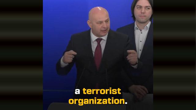 croatian eu parliamentarian mislav kolakusic publicly declares who a terrorist organization