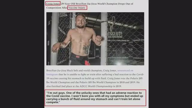 1000 athletes dead or collapsed in 17 months since mrna injections started