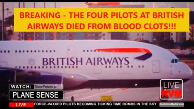 leaked airline documents reveal blood clots killed the 4 british airways pilots and there is more...